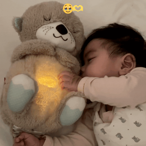 Breathing Otter Plush Toy – Soothing Plush Toy for Anxiety & Better Sleep