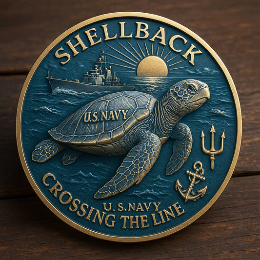 🐢⚓ Shellback: A U.S. Navy Tradition Coin