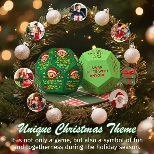 🎁 Hilarious Christmas Gift Exchange Party GameDice