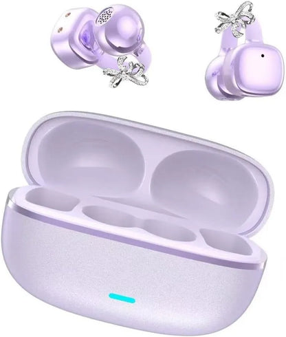 2026 New Luxury Butterfly Clip-On Open-Ear Headphones