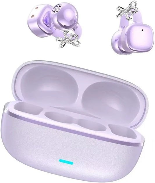2026 New Luxury Butterfly Clip-On Open-Ear Headphones