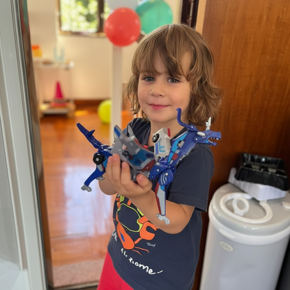 Magnetic Transforming Dinosaur Car – The Ultimate Collision & Change Toy