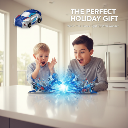 Magnetic Transforming Dinosaur Car – The Ultimate Collision & Change Toy