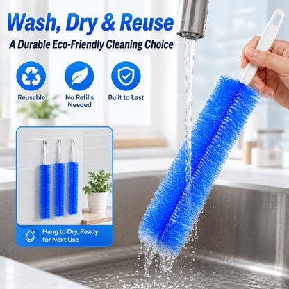 Dust Removal Brush, Bendable Microfiber Head