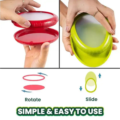 Odeiun™ Silicone Stretch Pods – Eco-Friendly Food Savers