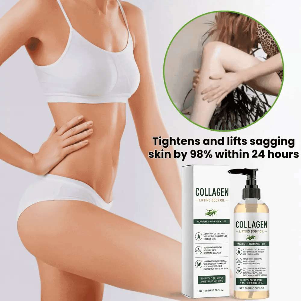 Anti-Aging Collagen Body Oil for Firmer, Smoother & Hydrated Skin
