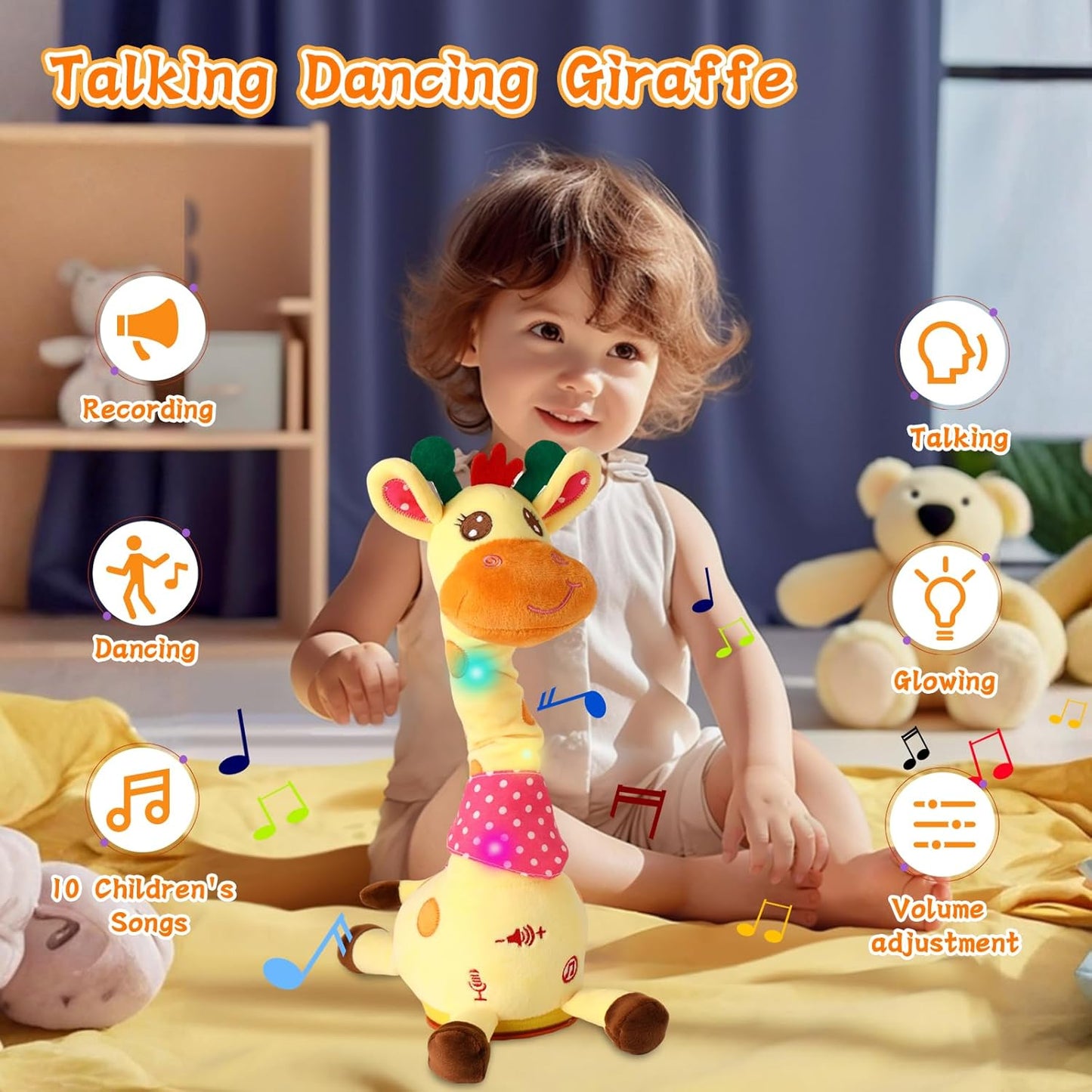 Buddy the Dancing Giraffe: The Ultimate Playtime Companion for Toddlers