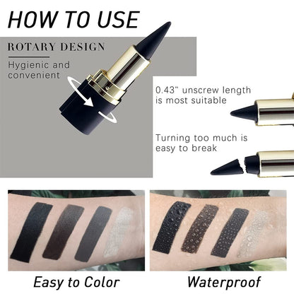 Waterproof Gel Eyeliner Pencil – Smooth Glide, All-Day Definition