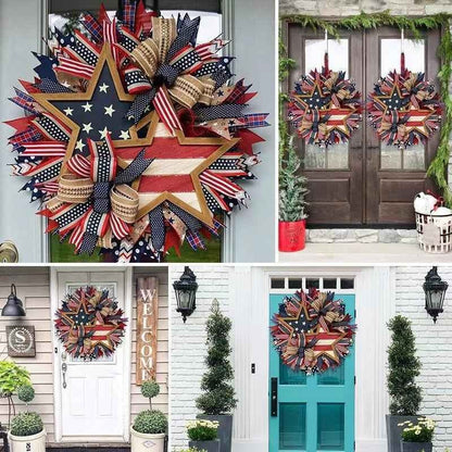 🇺🇸 Sentinels of Honor: 250th Anniversary Hand-Tied Wreath (50% OFF)