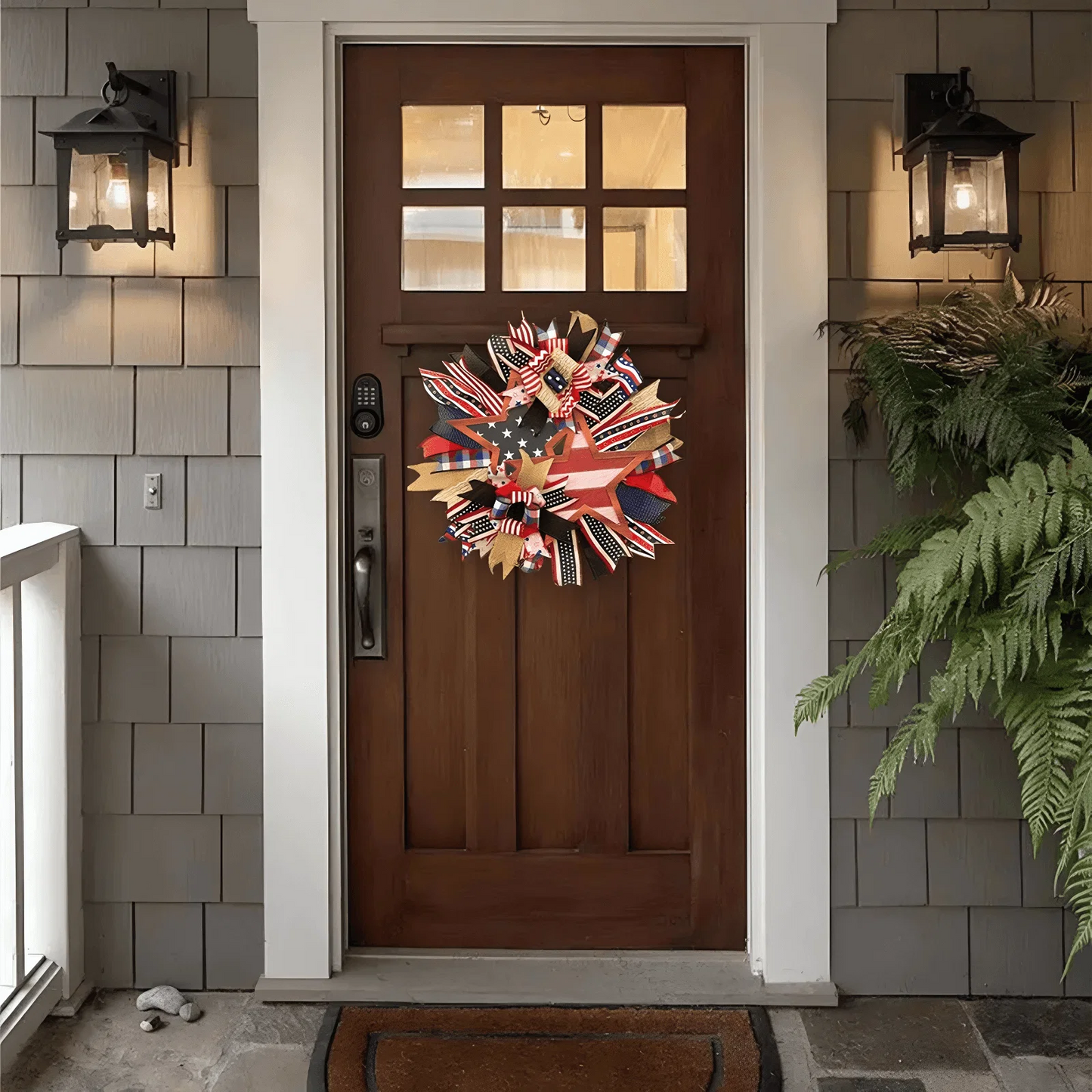 🇺🇸 Sentinels of Honor: 250th Anniversary Hand-Tied Wreath (50% OFF)