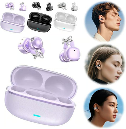 2026 New Luxury Butterfly Clip-On Open-Ear Headphones