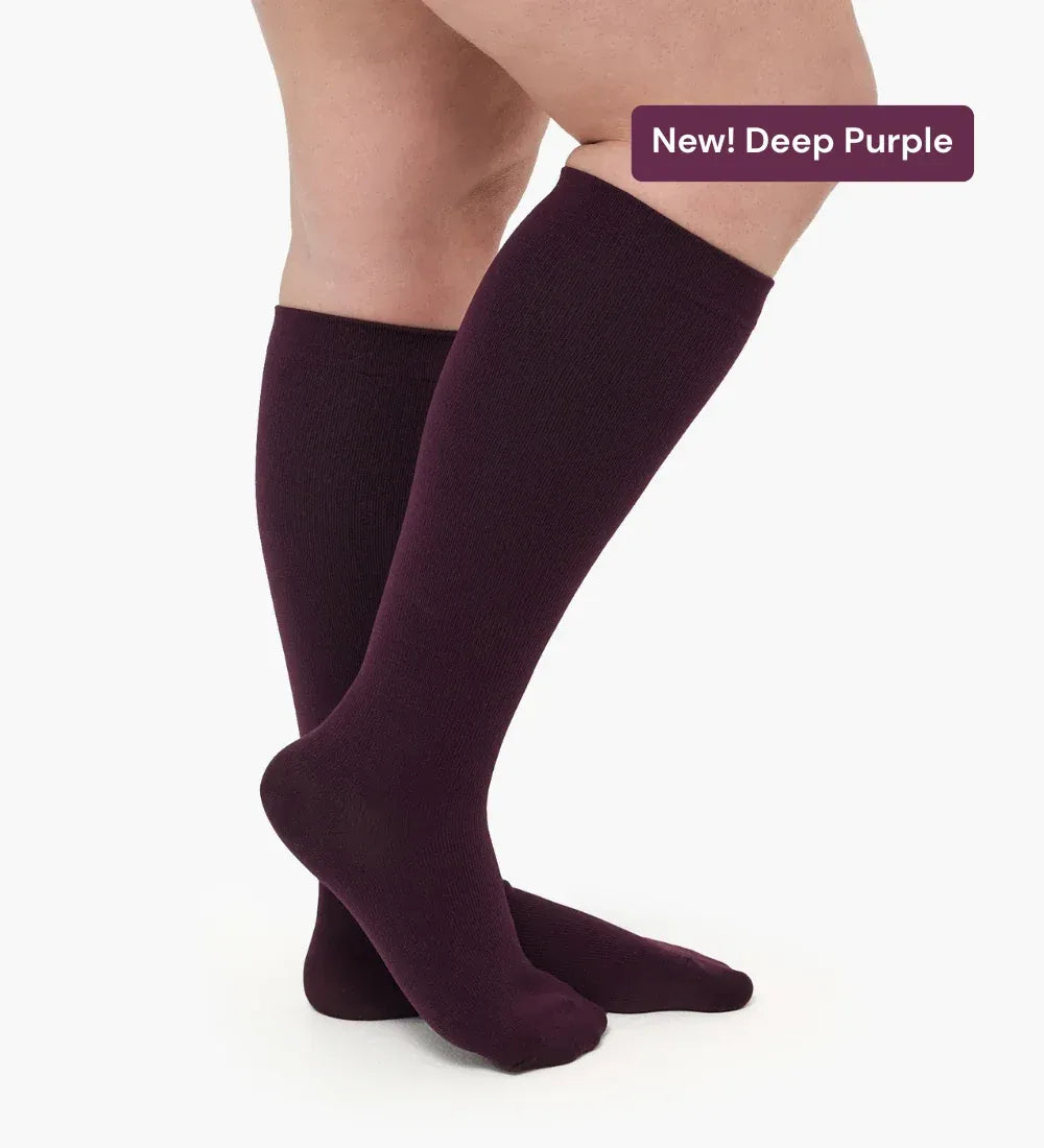 🧦 Extra-Wide Compression Socks: Immediate Relief for Swelling & Fatigue