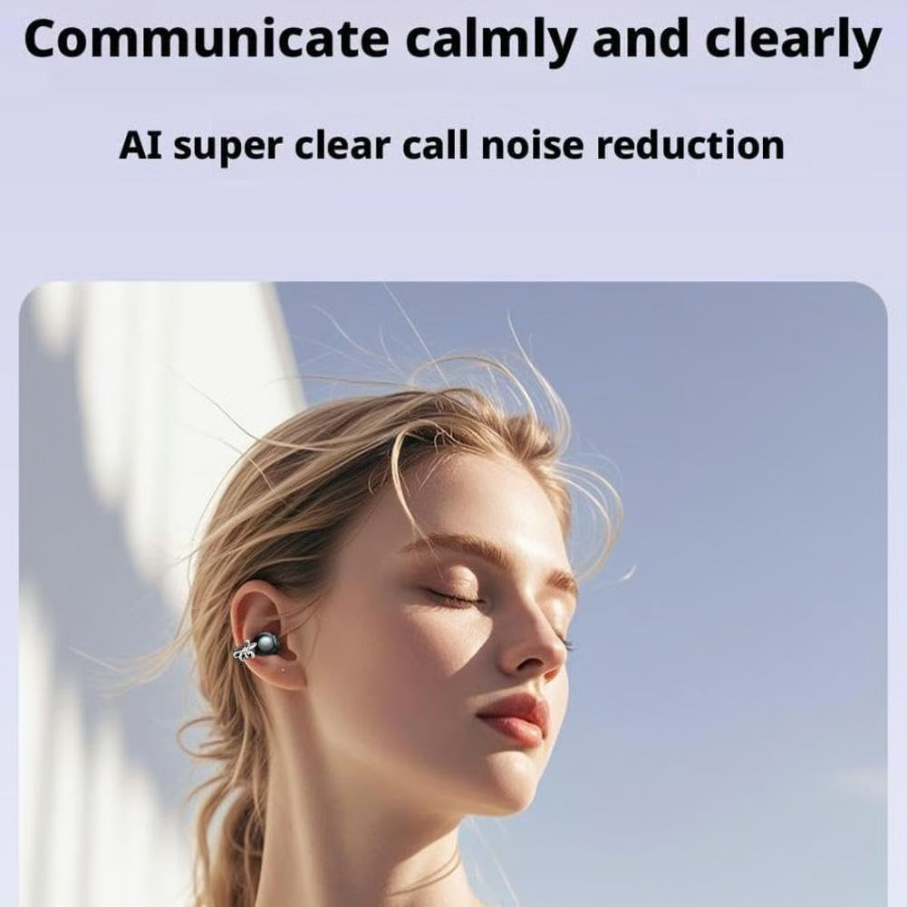 2026 New Luxury Butterfly Clip-On Open-Ear Headphones