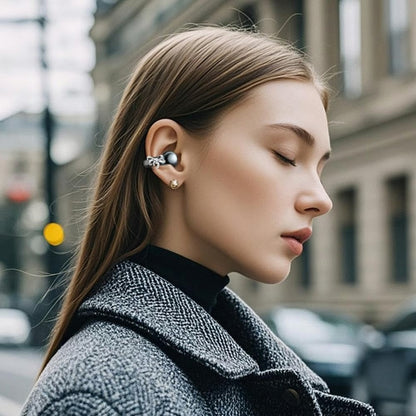 2026 New Luxury Butterfly Clip-On Open-Ear Headphones