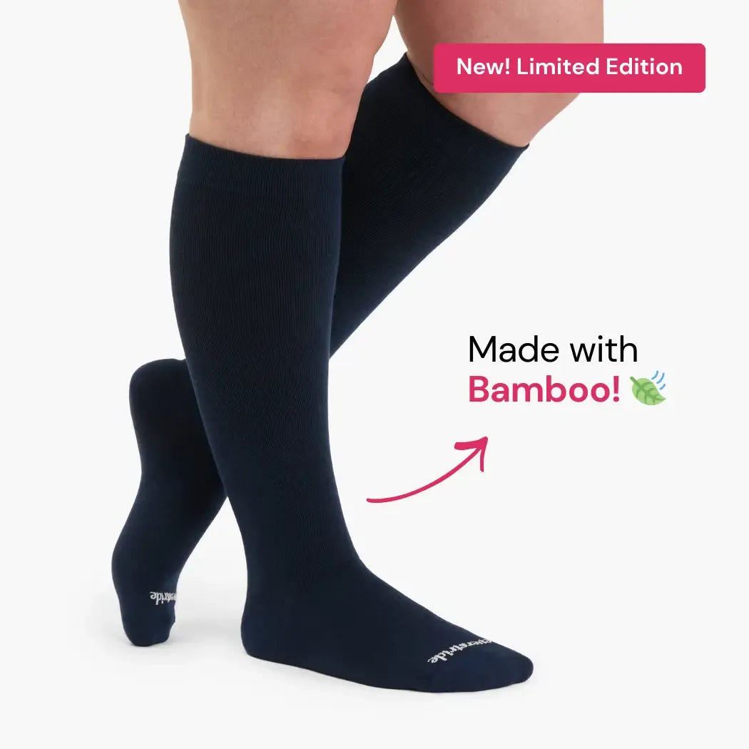 🧦 Extra-Wide Compression Socks: Immediate Relief for Swelling & Fatigue
