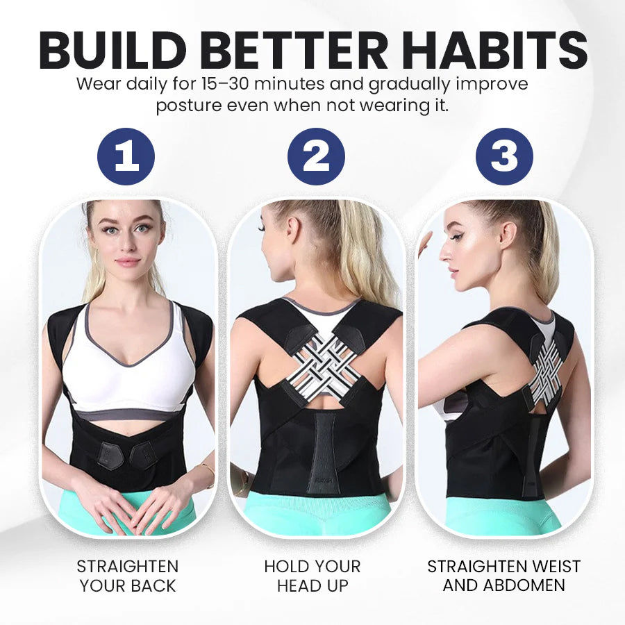 Seurico™ Premium Posture Corrector – Straighten Your Spine & Relieve Pain Instantly