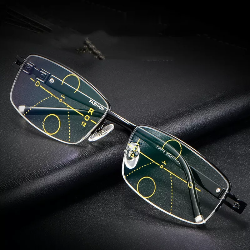 Zakdavi™ Titanium Dual-Focus Progressive Glasses - Seamless Near & Far Vision