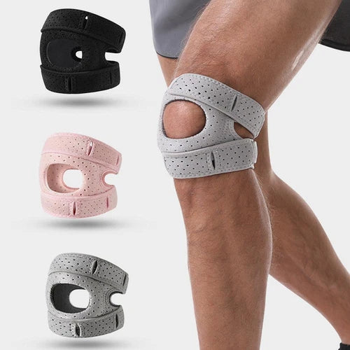 Seurico™ Adjustable Sports Knee Pads with Breathable Mesh – Design for Sports & Fitness