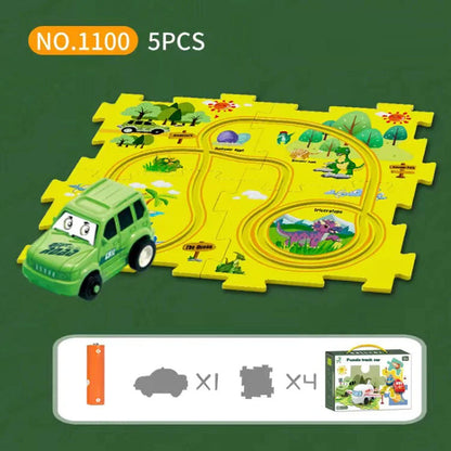 Brain-Teasing Puzzle Track Car Set – Ignite Creativity & Problem-Solving Fun