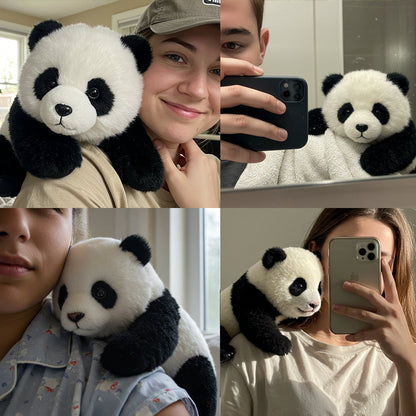 Odeiun™ Lifelike Hugging Panda Plush Toy – Soft, Moving & Magically Comforting