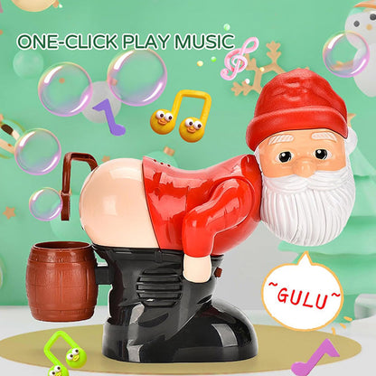 🎅 Christmas Big Sale 🎁Funny Santa Bubble Blowing Machine – Exquisite Gift Box Edition 🎄✨