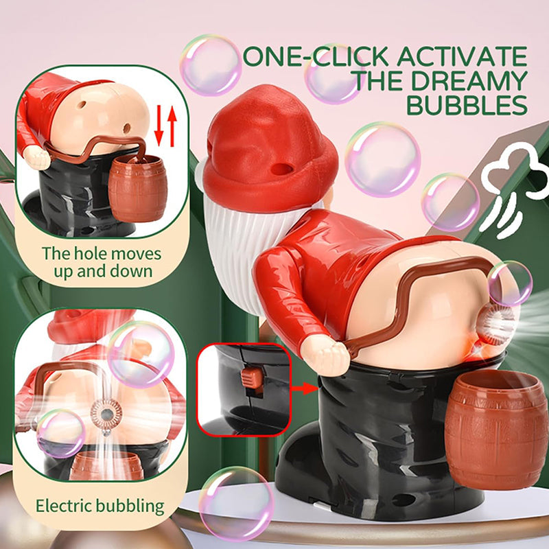 🎅 Christmas Big Sale 🎁Funny Santa Bubble Blowing Machine – Exquisite Gift Box Edition 🎄✨