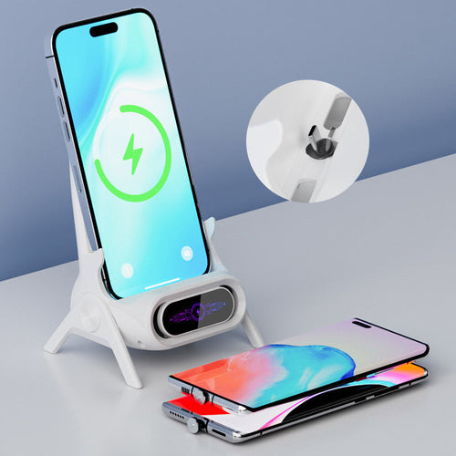 Innovative 15W Wireless Fast Charger & Ergonomic Phone Holder