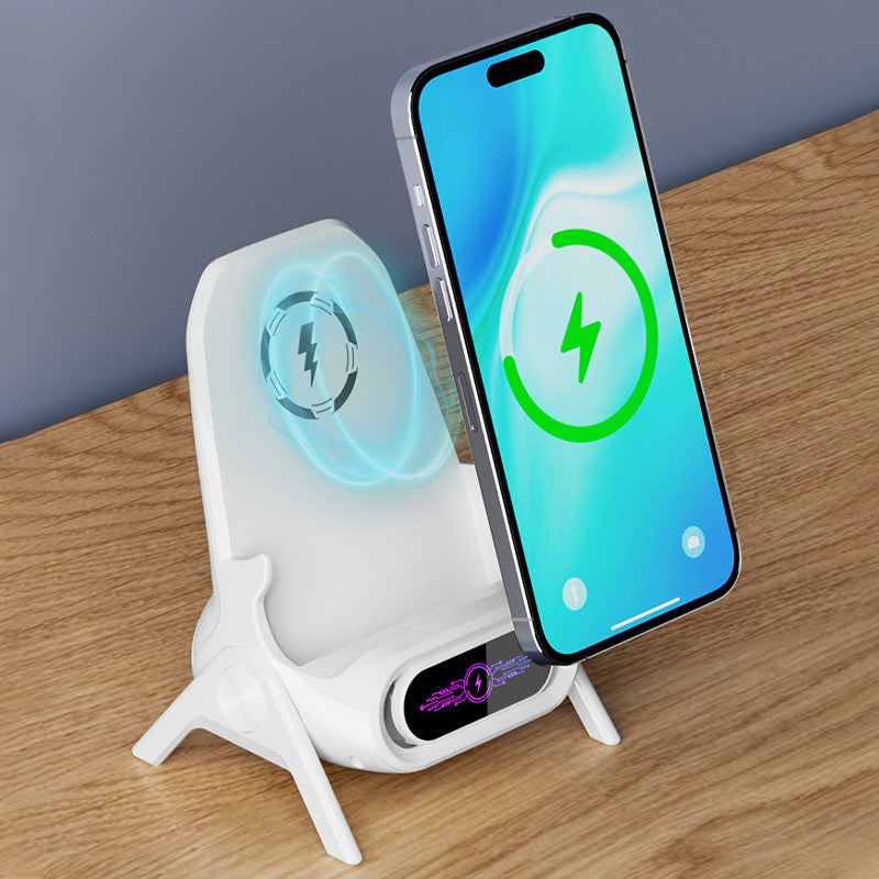Innovative 15W Wireless Fast Charger & Ergonomic Phone Holder
