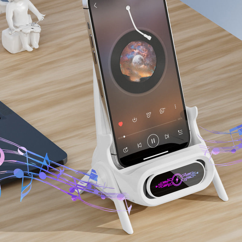 Innovative 15W Wireless Fast Charger & Ergonomic Phone Holder
