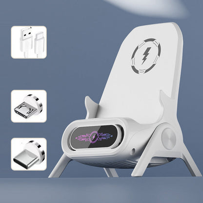 Innovative 15W Wireless Fast Charger & Ergonomic Phone Holder