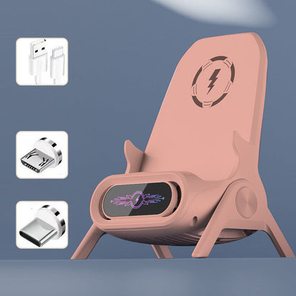Innovative 15W Wireless Fast Charger & Ergonomic Phone Holder