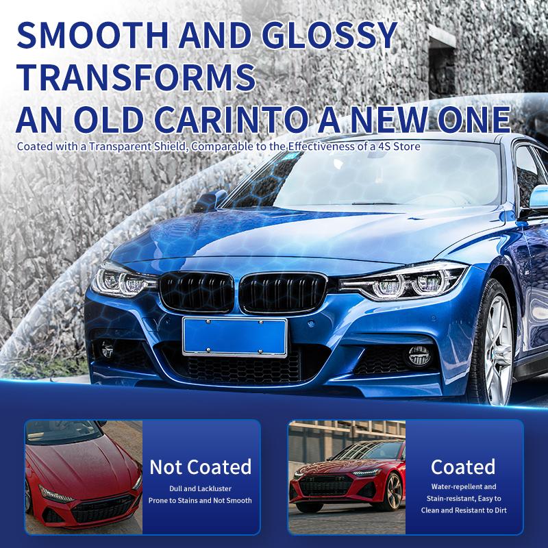 Negusy™ Advanced Nanotech Waterless Car Wax Spray - Dust-Proof, Glazing & Long-Lasting Paint Protection