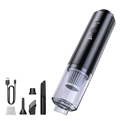 ✨Powerful Mini Car Vacuum Cleaner – Quiet, Cordless, HEPA Filtration for Deep Cleaning & Fresh Air