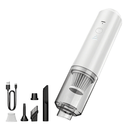 ✨Powerful Mini Car Vacuum Cleaner – Quiet, Cordless, HEPA Filtration for Deep Cleaning & Fresh Air