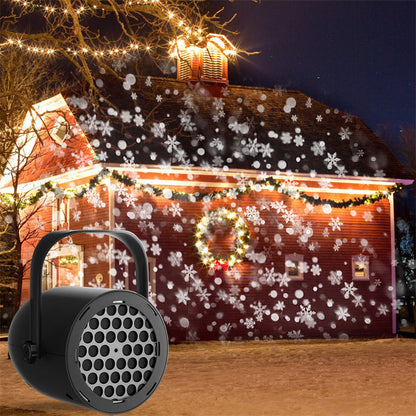 16-Pattern Christmas Projector Light | HD Festive LED Projection Lamp for Indoor & Outdoor Holiday Decorations