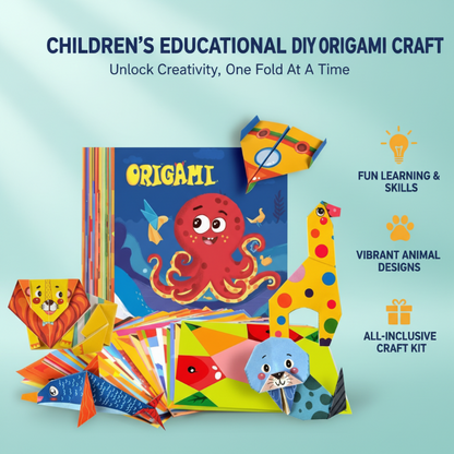 152-Piece 3D Paper Animal Craft Kit – Fun, Educational & Safe for Kids