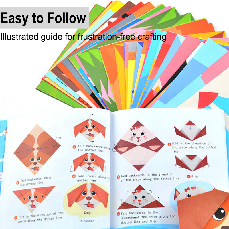152-Piece 3D Paper Animal Craft Kit – Fun, Educational & Safe for Kids