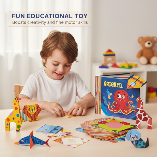 152-Piece 3D Paper Animal Craft Kit – Fun, Educational & Safe for Kids