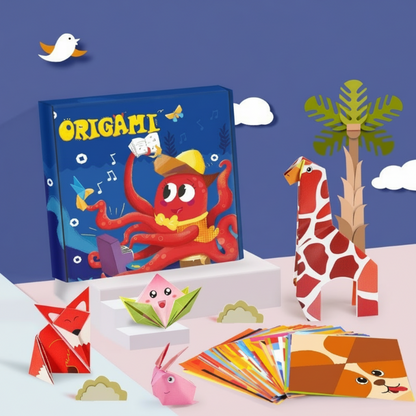 152-Piece 3D Paper Animal Craft Kit – Fun, Educational & Safe for Kids