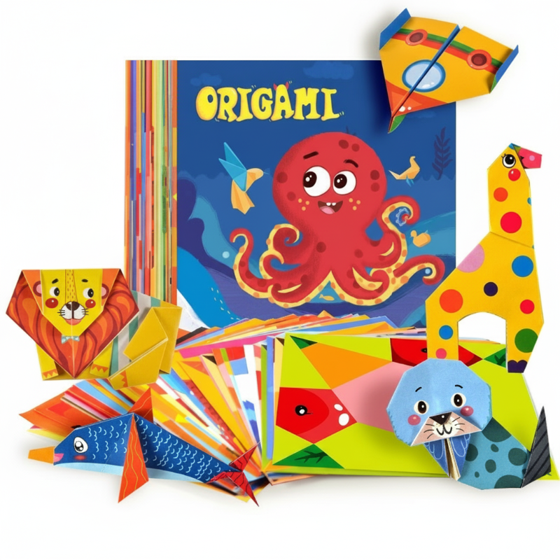 152-Piece 3D Paper Animal Craft Kit – Fun, Educational & Safe for Kids