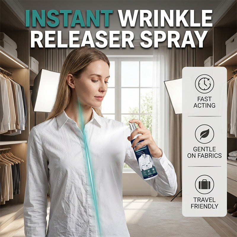 🔥BUY 2 GET 1 FREE💖👔✨ Instant wrinkle release – no iron, travel-ready, static-free & fresh.