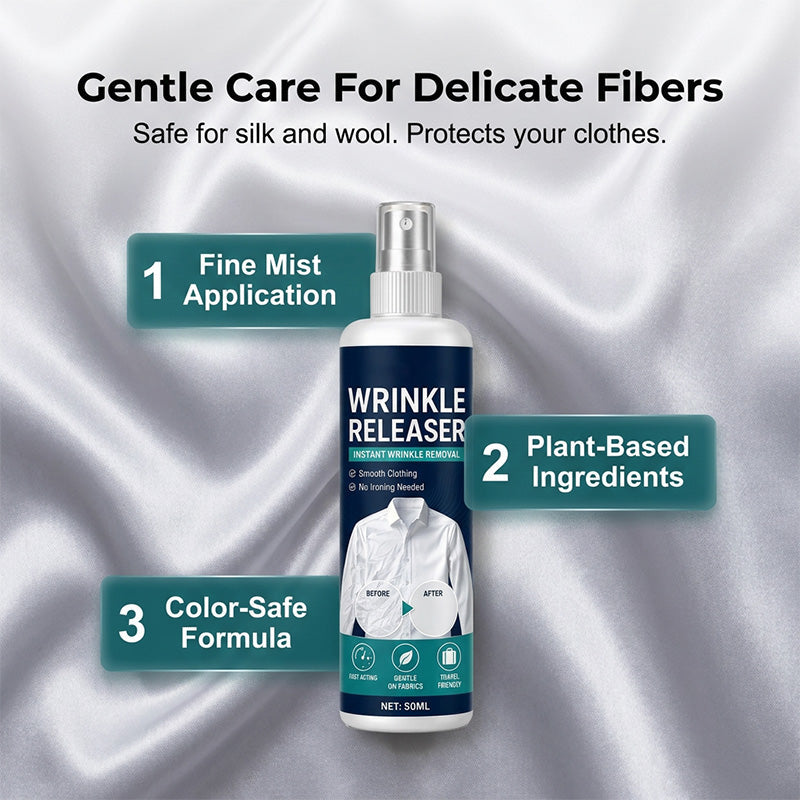 🔥BUY 2 GET 1 FREE💖👔✨ Instant wrinkle release – no iron, travel-ready, static-free & fresh.